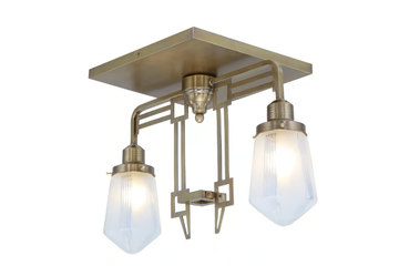 HOFFMANN IV - Handmade brass ceiling lamp by Patinas Lighting - view 3